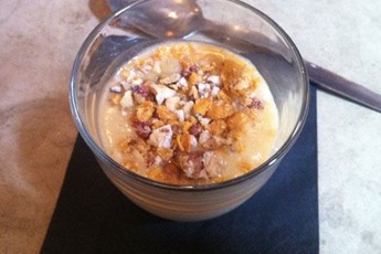 Bacon panna cotta