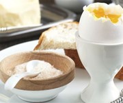 Boiled egg and toast