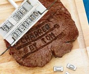 Steak branding iron